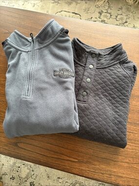 Bundle 2 tops Harley Davidson/Eddie Bauer size XL.